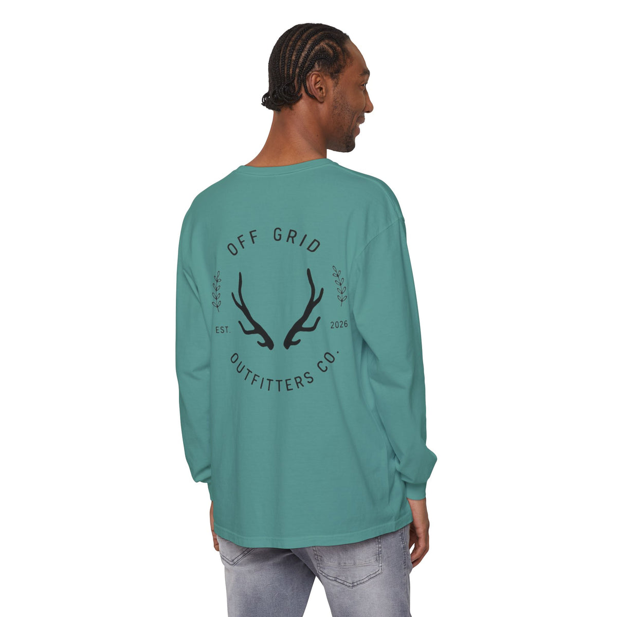 Long Sleeve T-Shirt — Off Grid Outfitters Antler Logo