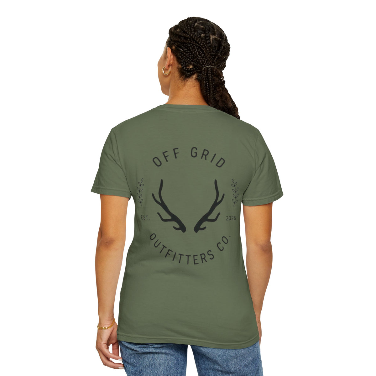 T-Shirt — Off Grid Outfitters Antler Logo Tee