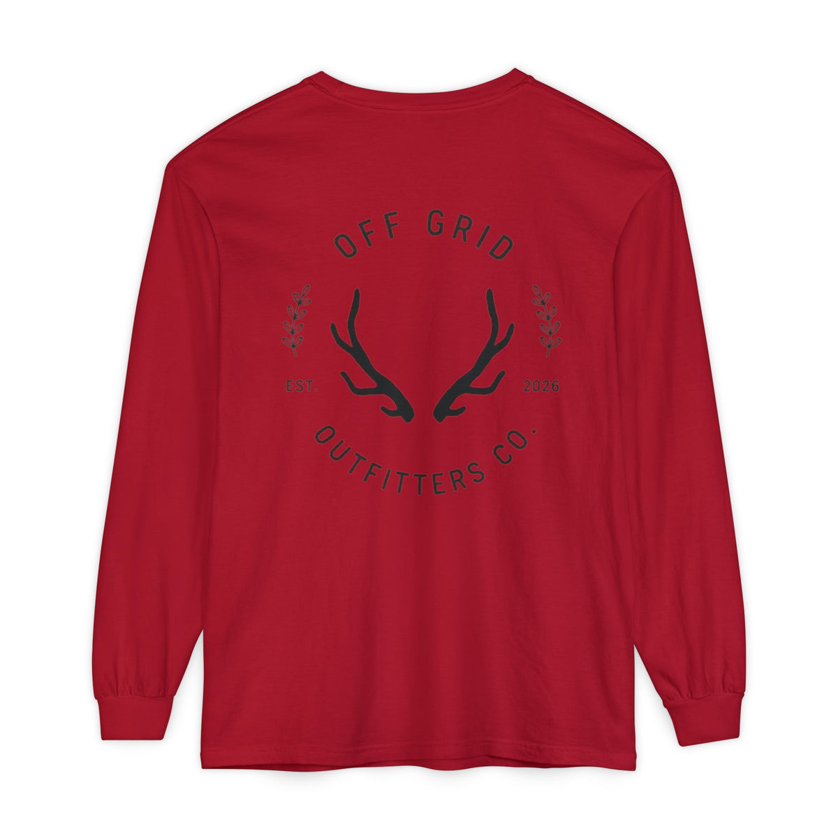Long Sleeve T-Shirt — Off Grid Outfitters Antler Logo