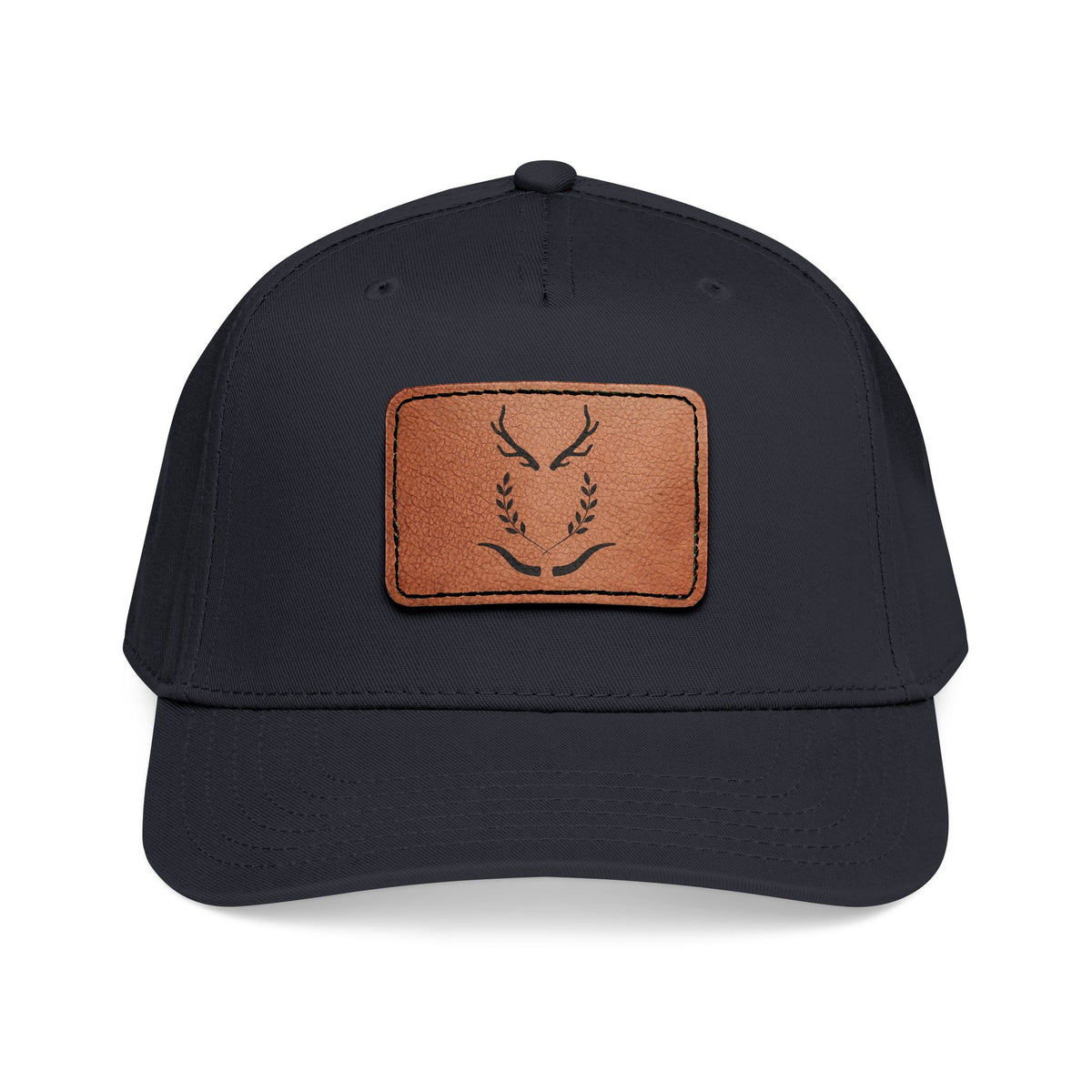Leather Patch Baseball Cap