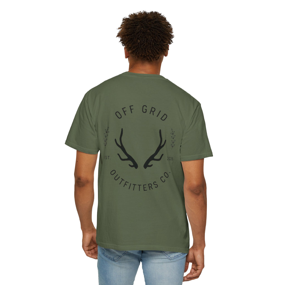 T-Shirt — Off Grid Outfitters Antler Logo Tee