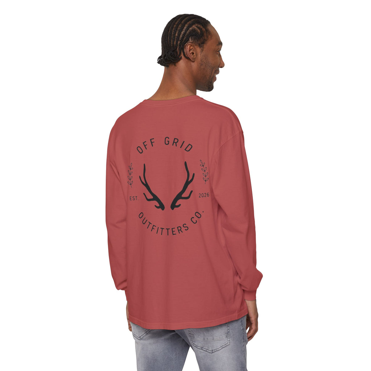Long Sleeve T-Shirt — Off Grid Outfitters Antler Logo