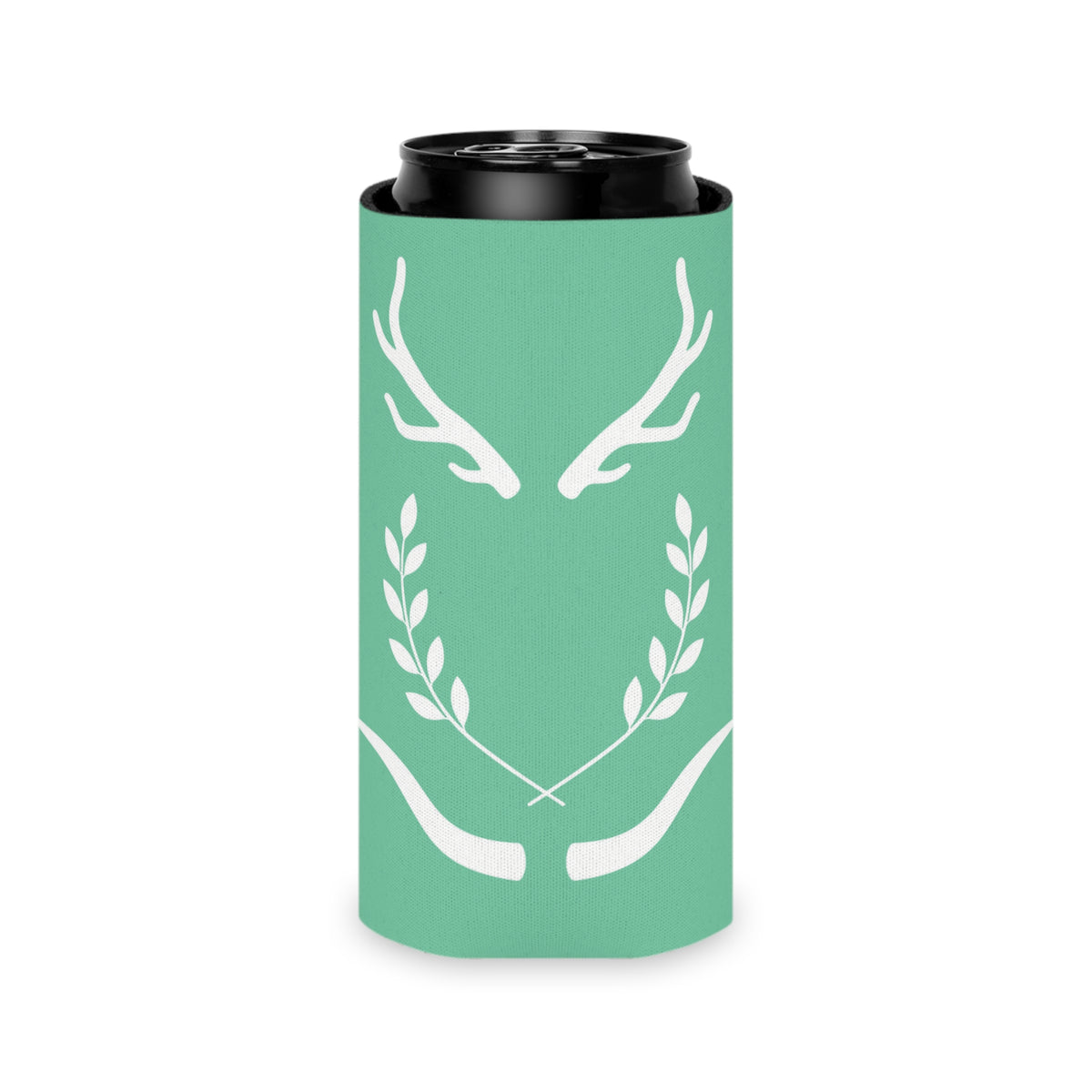 Can Cooler — 'Off Grid Outfitters Co.' Antler Logo Beverage Cooler