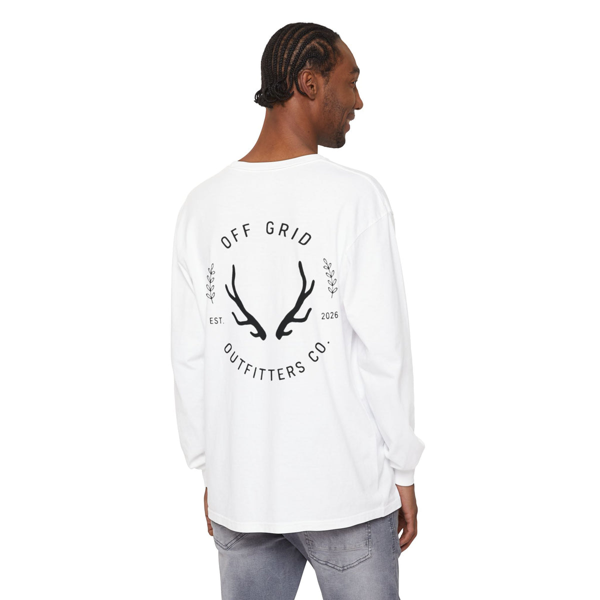 Long Sleeve T-Shirt — Off Grid Outfitters Antler Logo
