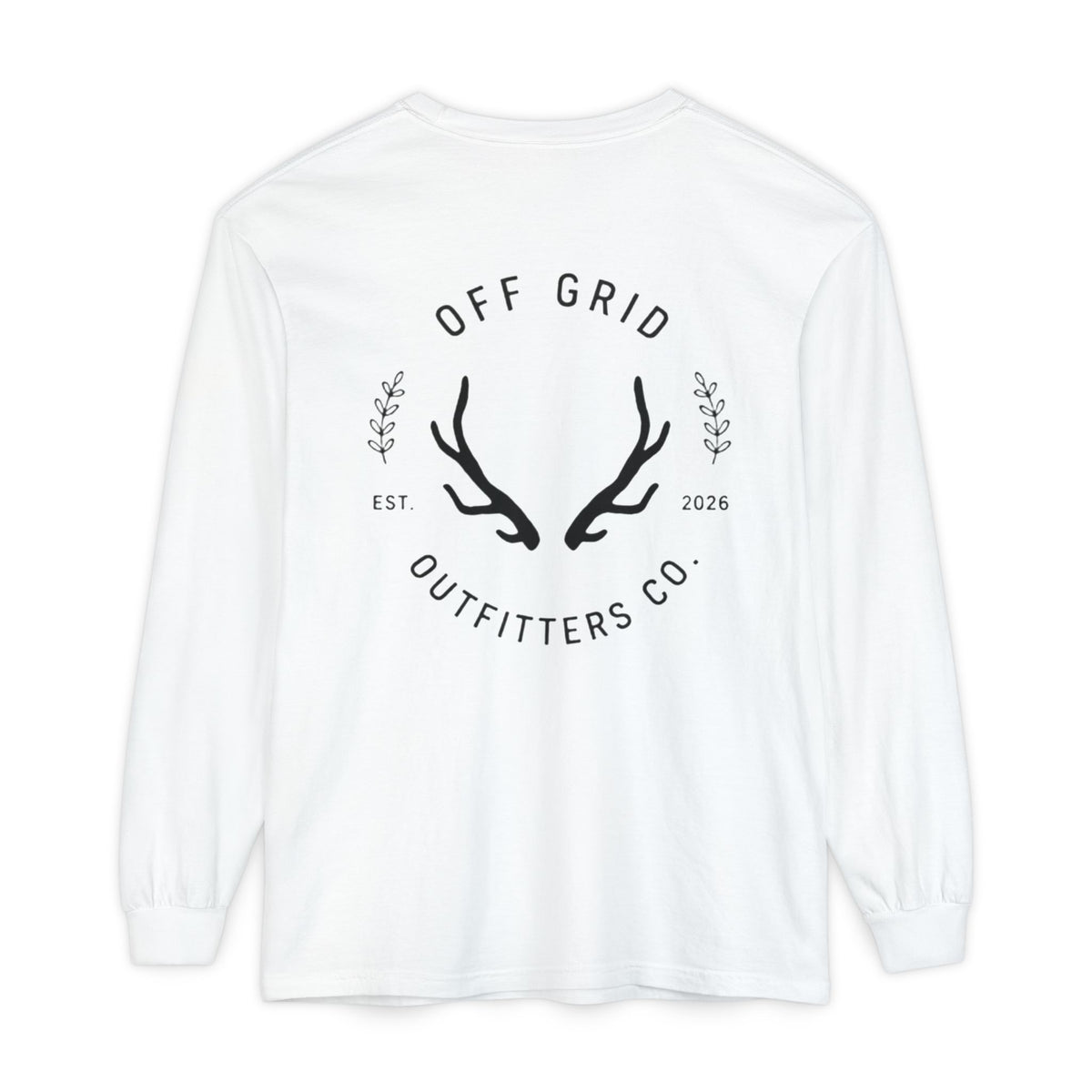 Long Sleeve T-Shirt — Off Grid Outfitters Antler Logo