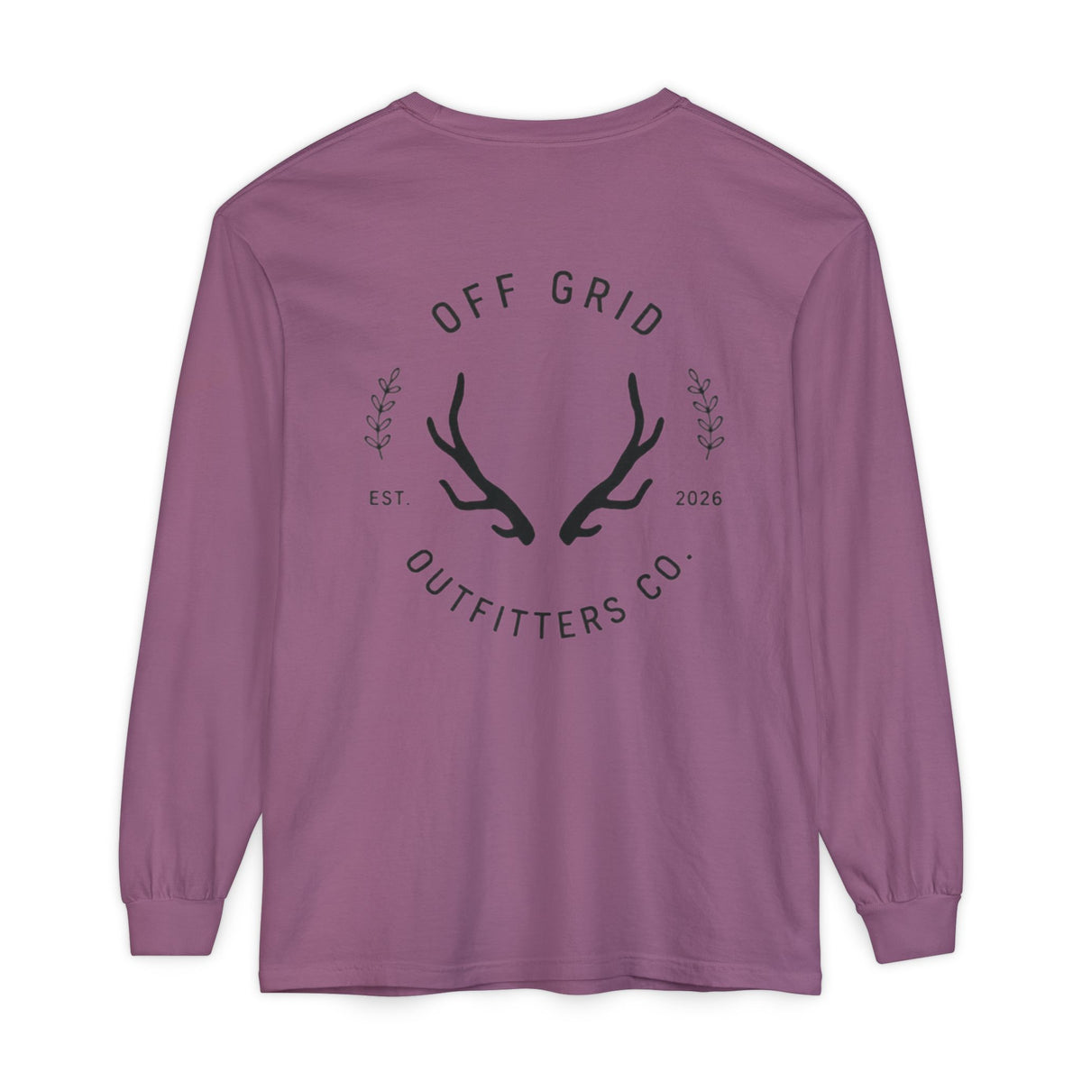 Long Sleeve T-Shirt — Off Grid Outfitters Antler Logo