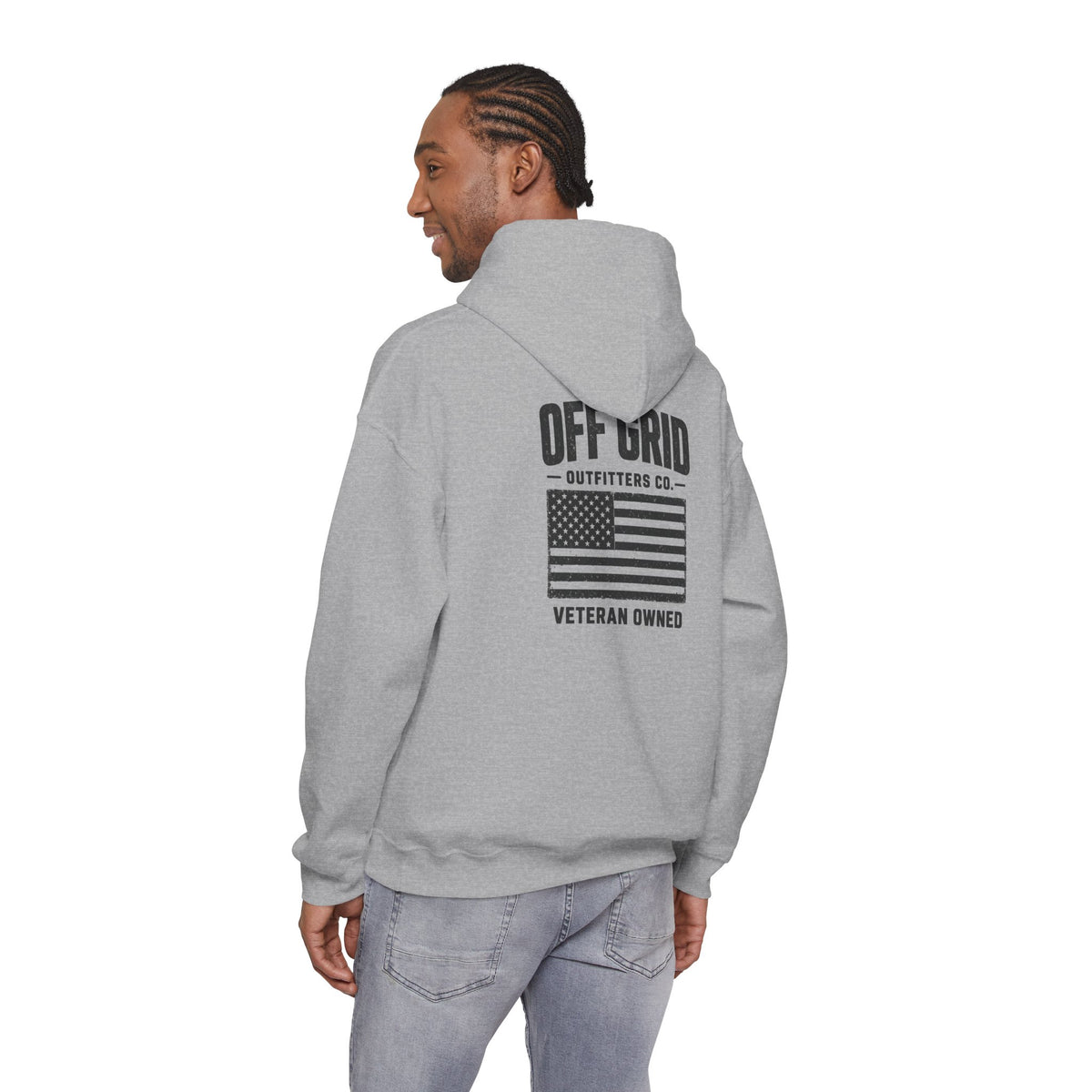 Veteran-Owned Flag Hoodie