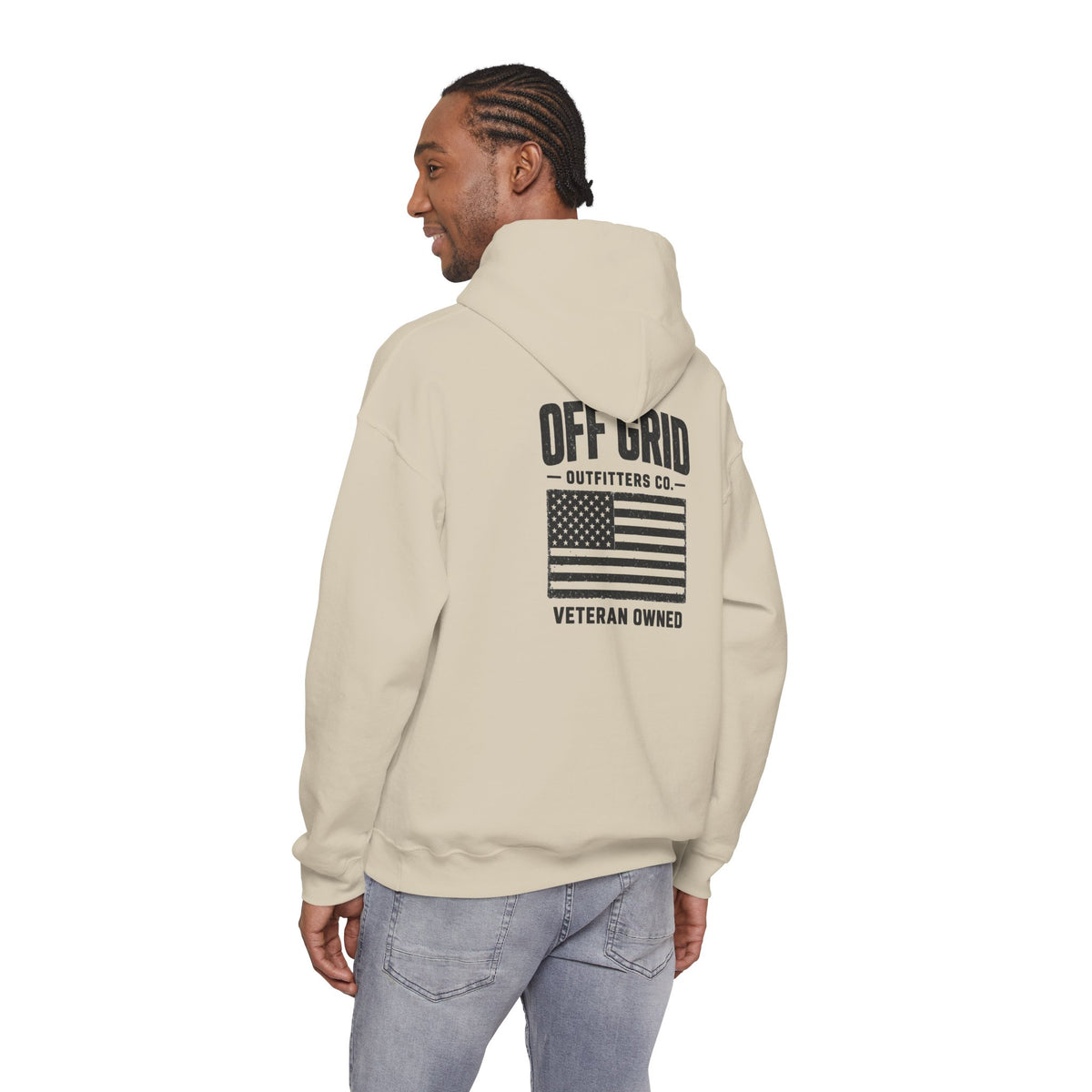 Veteran-Owned Flag Hoodie