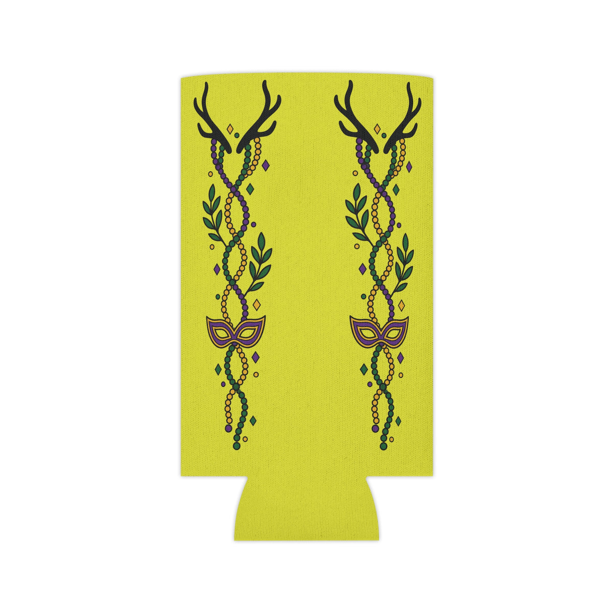 Mardi Gras Antler Can Cooler – Off Grid Outfitters Co. Neon Beer Koozie