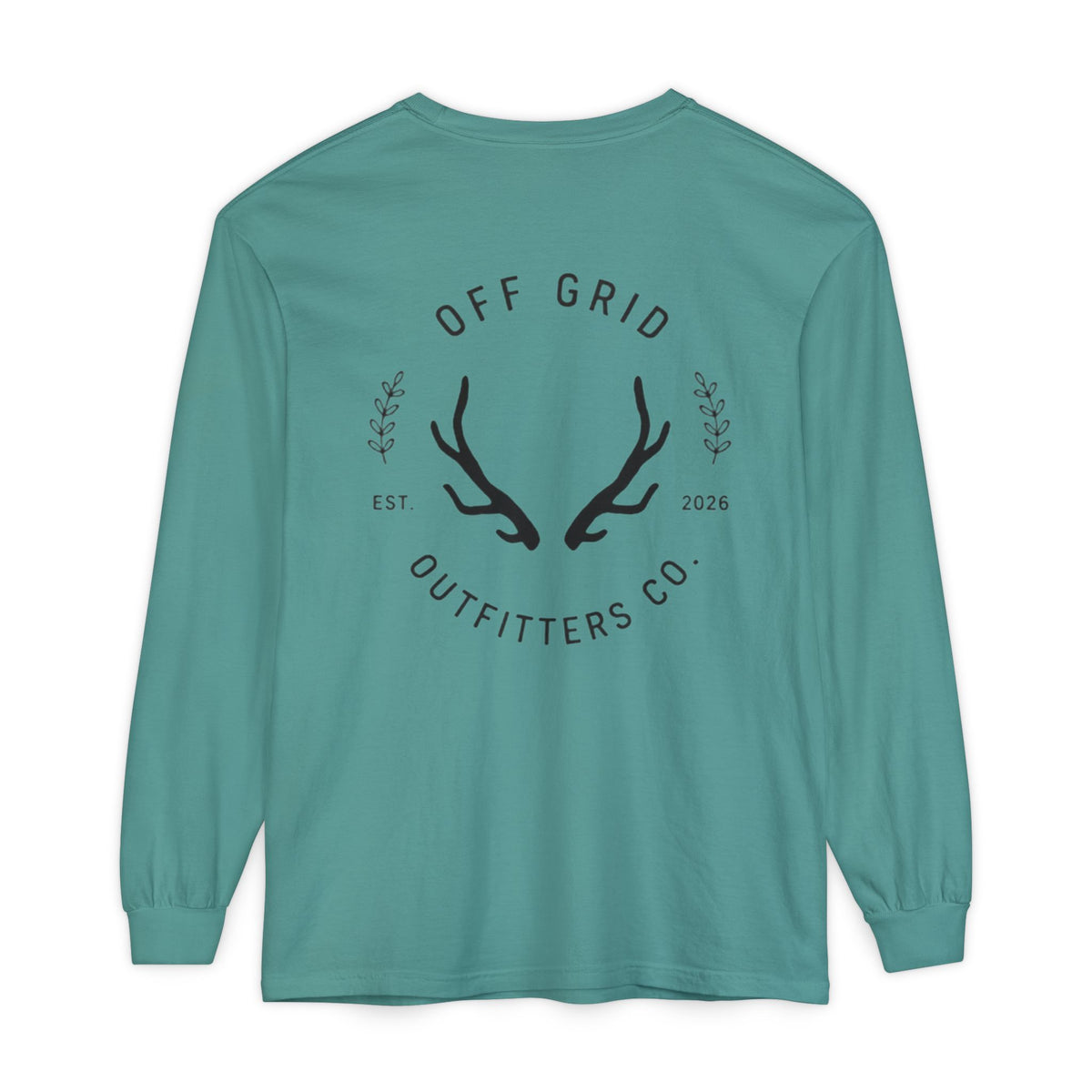 Long Sleeve T-Shirt — Off Grid Outfitters Antler Logo