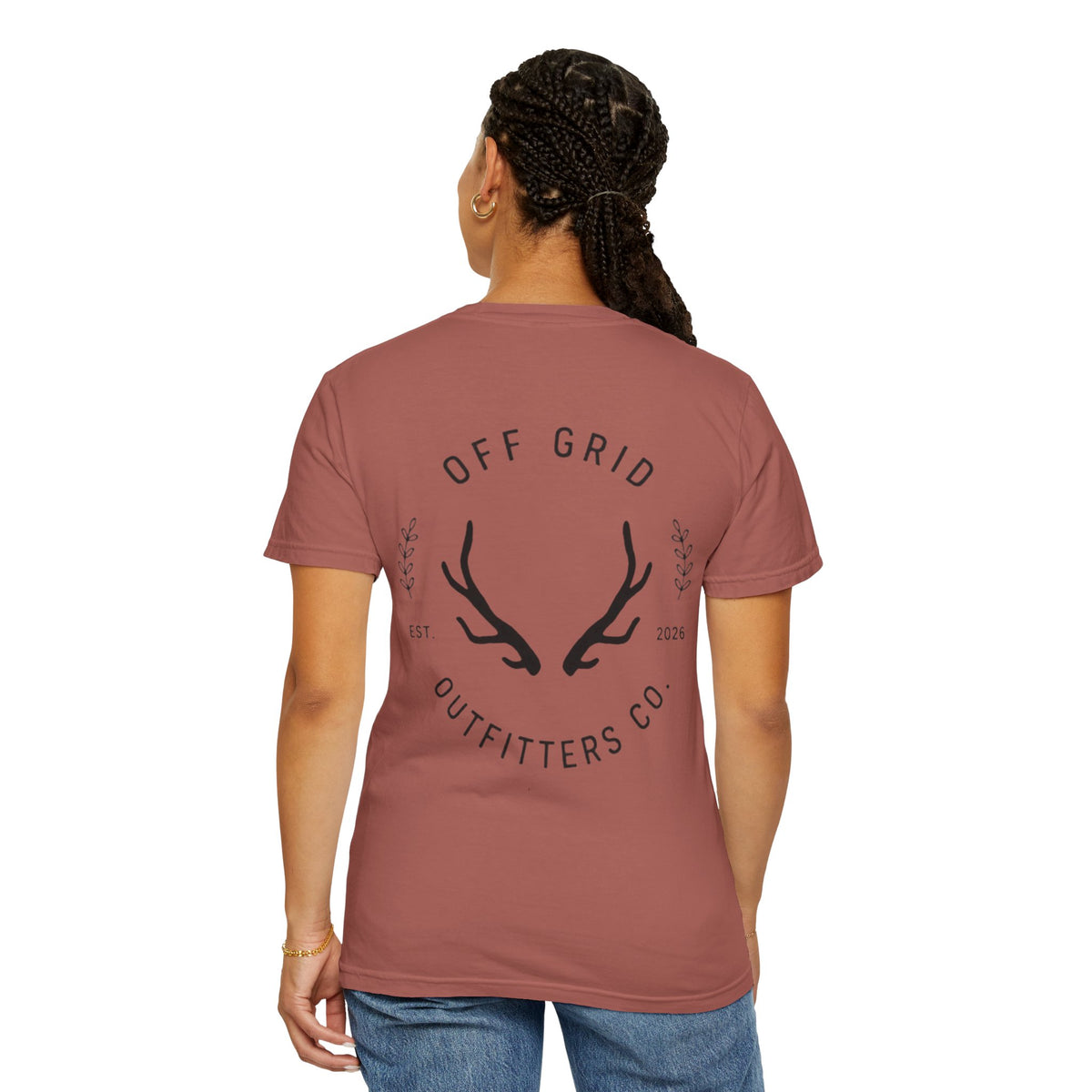 T-Shirt — Off Grid Outfitters Antler Logo Tee