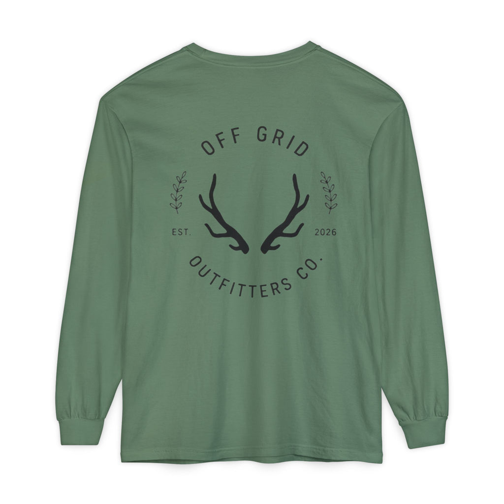 Long Sleeve T-Shirt — Off Grid Outfitters Antler Logo