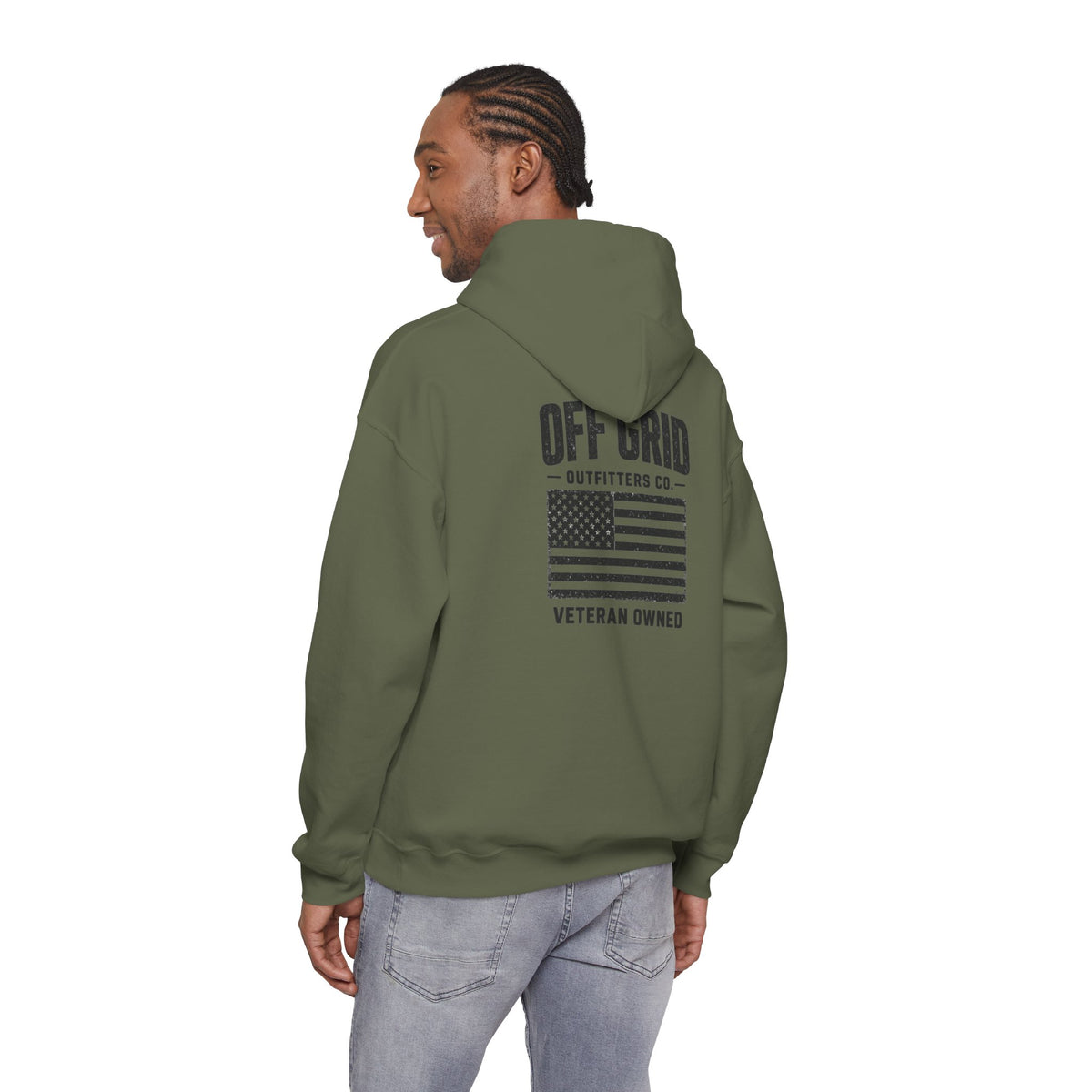 Veteran-Owned Flag Hoodie