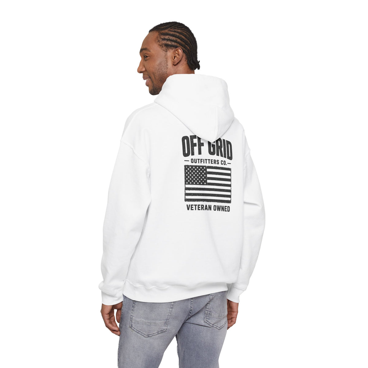 Veteran-Owned Flag Hoodie
