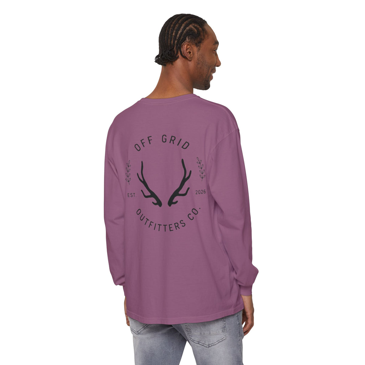 Long Sleeve T-Shirt — Off Grid Outfitters Antler Logo