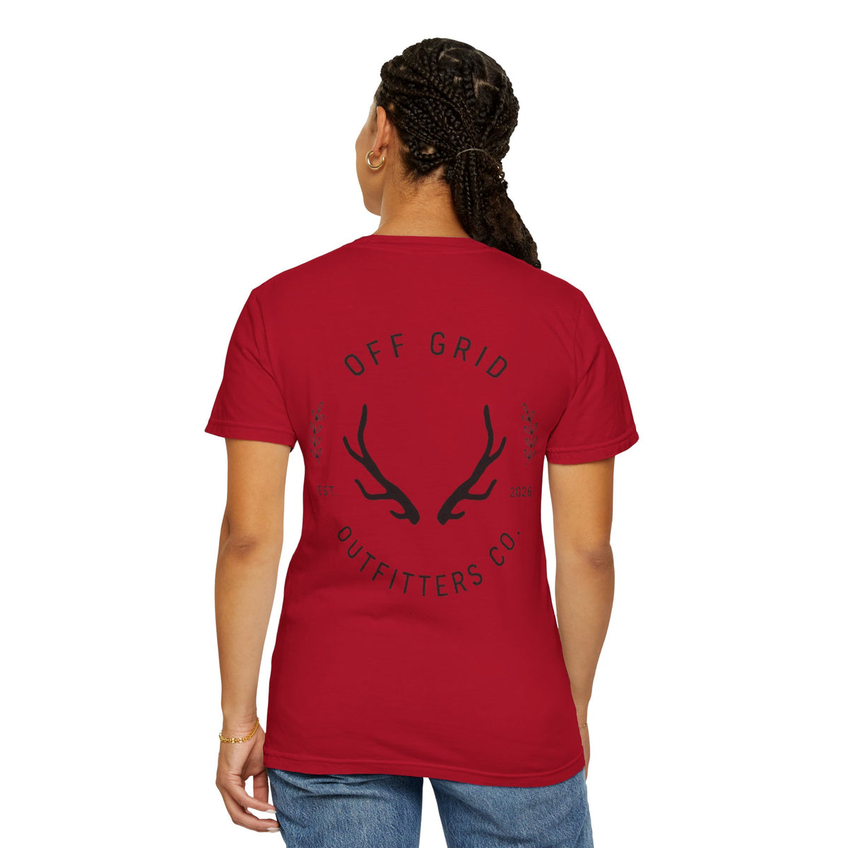 T-Shirt — Off Grid Outfitters Antler Logo Tee