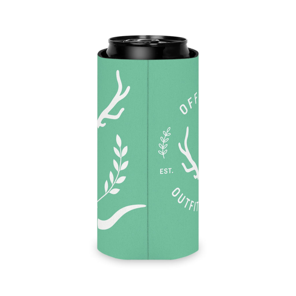 Can Cooler — 'Off Grid Outfitters Co.' Antler Logo Beverage Cooler