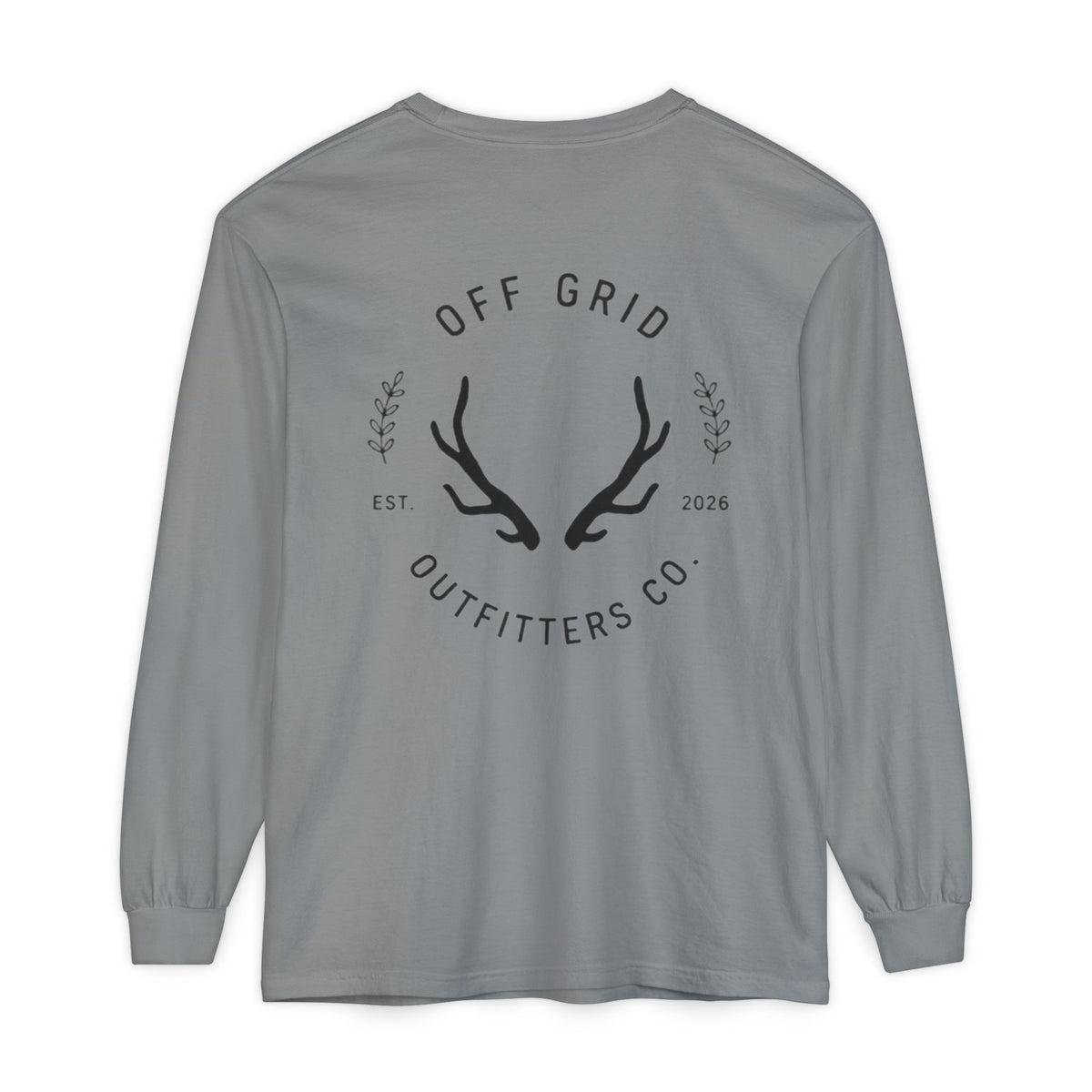 Long Sleeve T-Shirt — Off Grid Outfitters Antler Logo